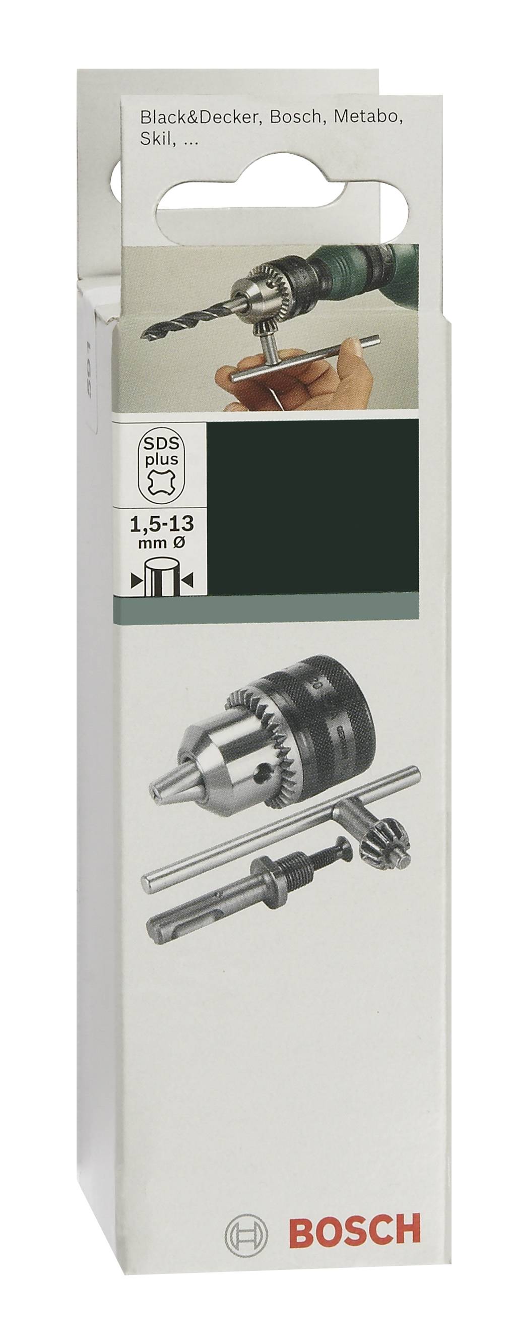 Bosch Accessories Zahnkranzbohrfutter mit SDS plus-Adapter D= 1,5 - 13 mm; SDS plus 2609255708