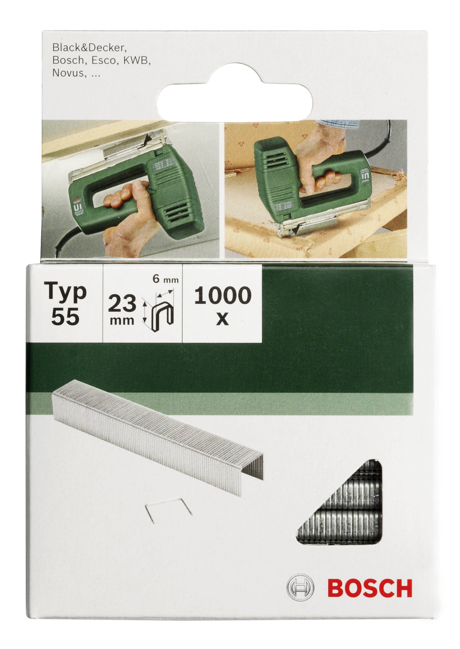 Bosch Accessories 2609255844 Flachdrahtklammern Typ 55 1000St.