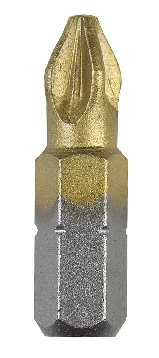 Bosch Accessories 2609255926 Kreuzschlitz-Bit PZ 2 TiN C 6.3 2 St.