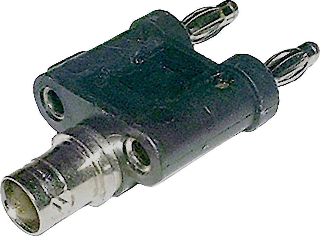 BKL Electronic Messadapter BNC-Buchse - Lamellenstecker 4 mm Schwarz
