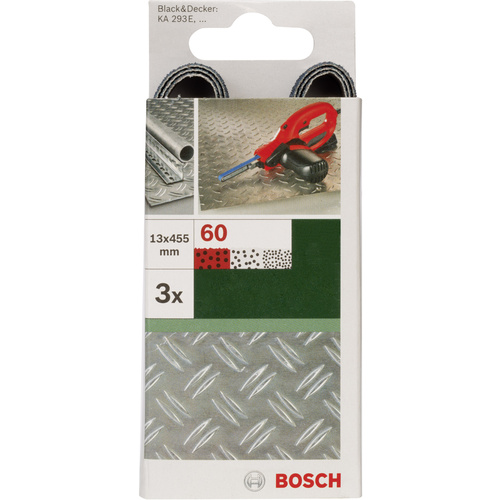 Bosch Accessories 2609256240 Schleifband Körnung 40 (L x B) 455mm x 13mm 3St.