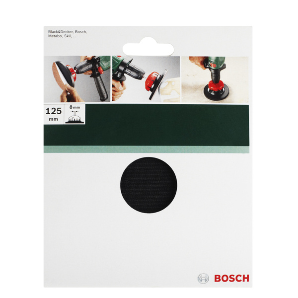 Bosch Accessories Flexibler Schleifteller mit Klettverschlusssystem D= 125; Klettverschlusssystem 2609256354