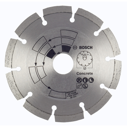 Bosch Accessories 2609256414 Diamanttrennscheibe Durchmesser 125mm 1St.