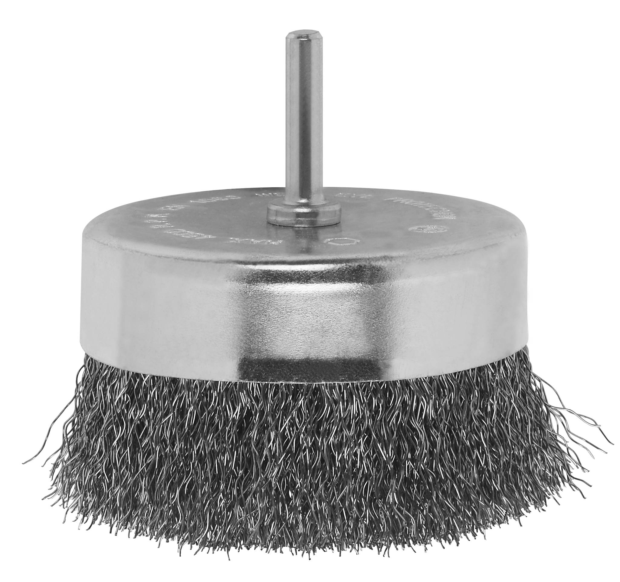 Bosch Accessories Topfbürsten für Bohrmaschinen – Gewellter Draht, 80mm Durchmesser = 80mm Schaft-Ø 6mm 2609256520 1St.