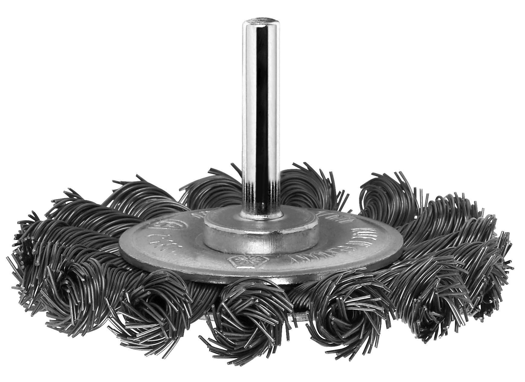 Bosch Accessories Scheibenbürste für Bohrmaschinen – Gezopfter Draht, 75 mm Durchmesser = 75 mm Schaft-Ø 6 mm 2609256533 1 St.