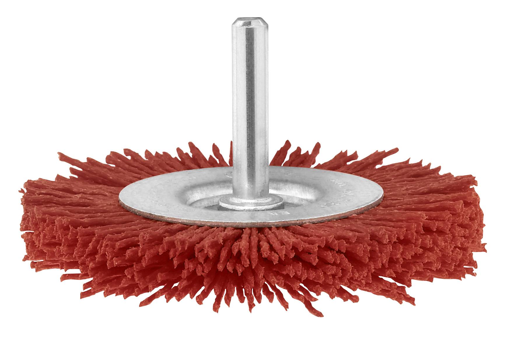 Bosch Accessories Scheibenbürsten für Bohrmaschinen – Nylondraht mit Korund Schleifmittel K80, 100mm Durchmesser = 100mm Schaft-Ø