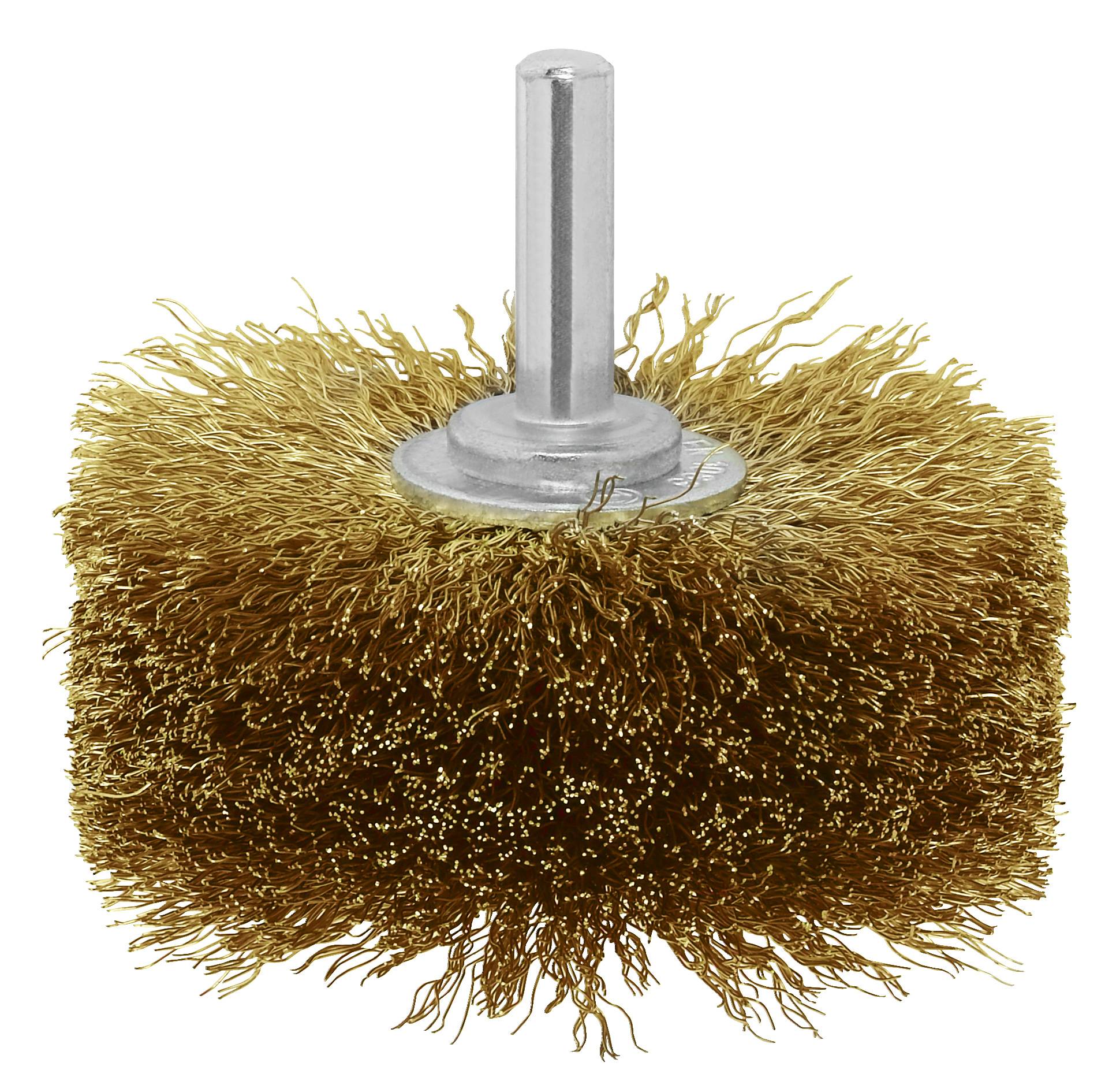 Bosch Accessories 2609256541 Holzstrukturbürste für Bohrmaschinen – Gewellter Draht, vermessingt, 80mm Durchmesser = 80mm 1St.