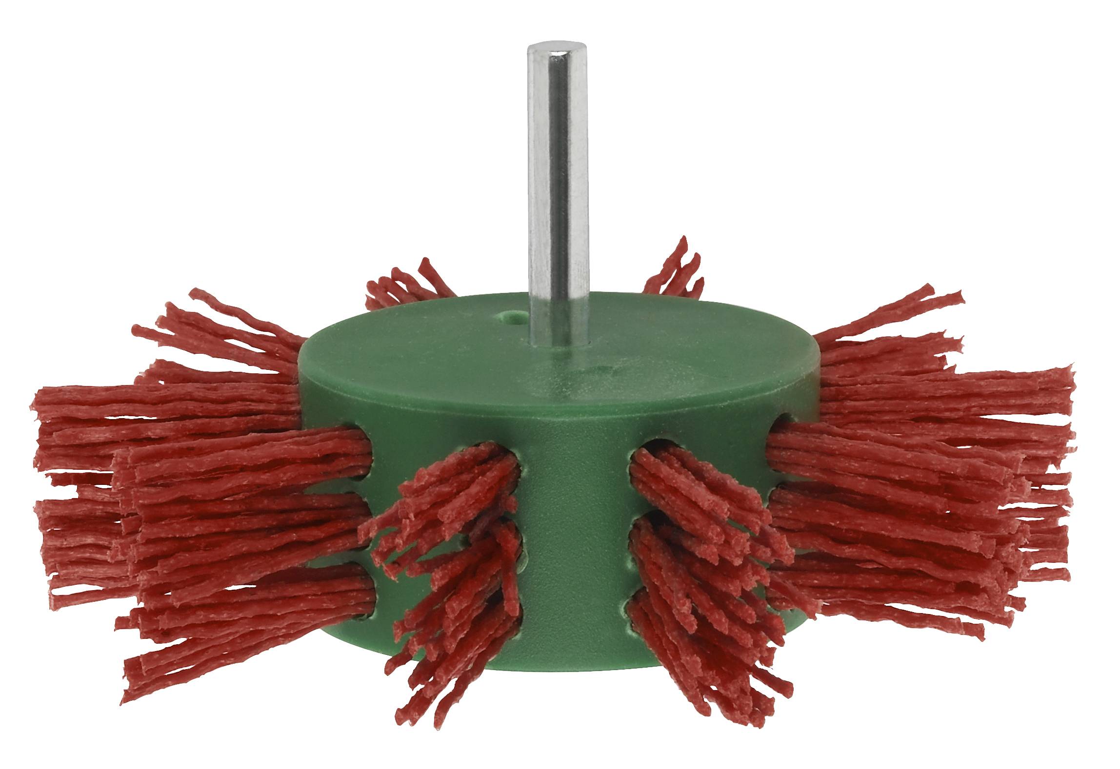 Bosch Accessories Fächerbürste für Bohrmaschinen – Nylondraht mit Korund Schleifmittel K80, 100mm Durchmesser = 100mm Schaft-Ø