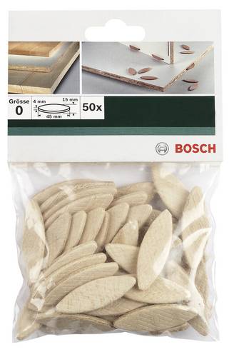Bosch Accessories 2609256600 Flachdübel 45 mm 4 mm 50 St.