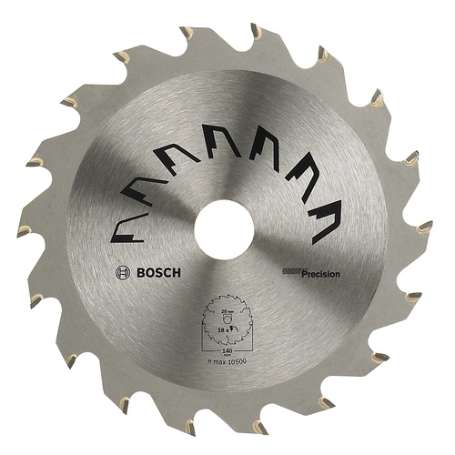 Bosch Accessories Precision 2609256849 Hartmetall Kreissägeblatt 140 x 20mm Zähneanzahl: 18 1St.
