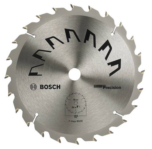 Bosch Accessories Precision 2609256863 Hartmetall Kreissägeblatt 184 x 16 mm Zähneanzahl: 24 1 St.