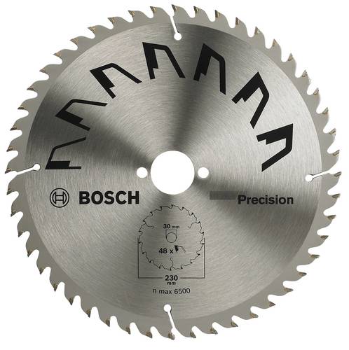 Bosch Accessories Precision 2609256875 Hartmetall Kreissägeblatt 230 x 30 mm Zähneanzahl: 48 1 St.