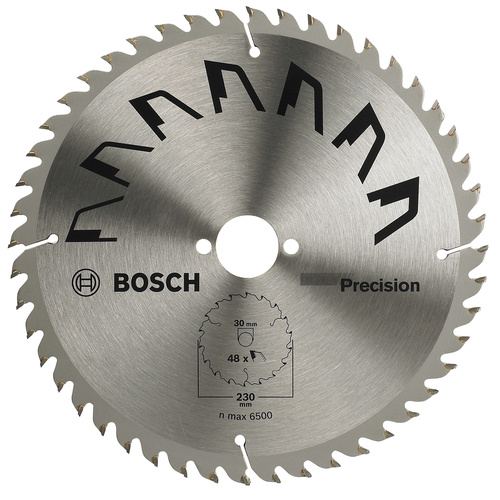 Bosch Accessories Precision 2609256875 Hartmetall Kreissägeblatt 230 x 30mm Zähneanzahl: 48 1St.