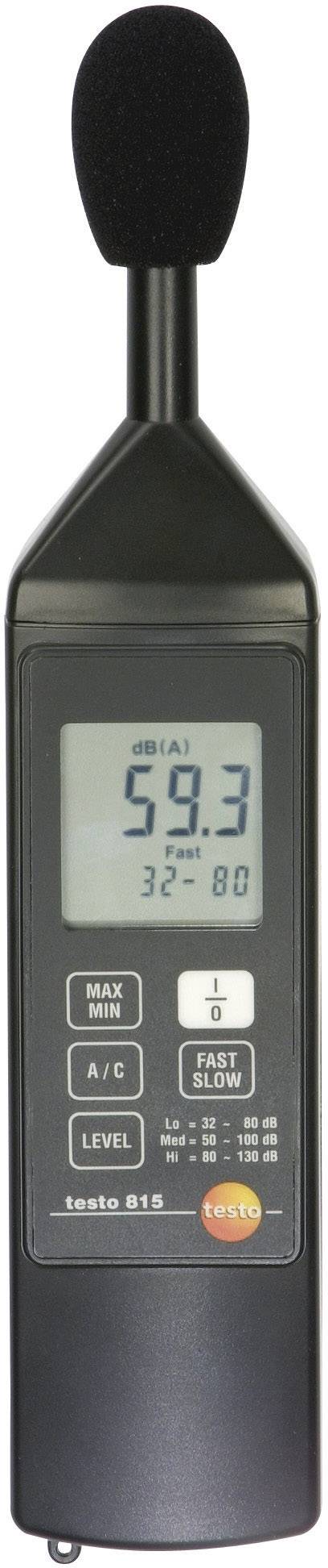 Testo Schallpegel-Messgerät 815 32 - 130 dB 31.5 Hz - 8000 Hz