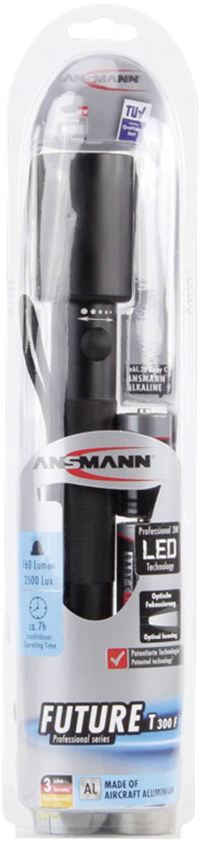 Ansmann Future T300F LED Taschenlampe  batteriebetrieben  7 h