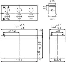 Panasonic High-Power UP-VW1245P1 Bleiakku 12 V 7.8 Ah Blei-Vlies (AGM ...