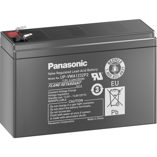 Panasonic High-Power UP-VWA1232P2 Bleiakku 12 V 2.6 Ah Blei-Vlies (AGM) (B x H x T) 151 x 94 x 51 m
