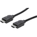 Manhattan HDMI Anschlusskabel 2.00m Audio Return Channel, Ultra HD (4k) HDMI Schwarz [1x HDMI-Stecker - 1x HDMI-Stecker]