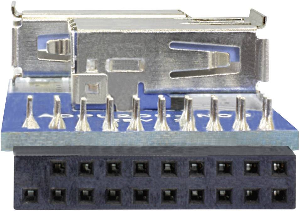 Delock USB 3.0 Adapter [1x USB 3.0 Buchse intern 19pol. - 2x USB 3.0 Buchse A] 41846