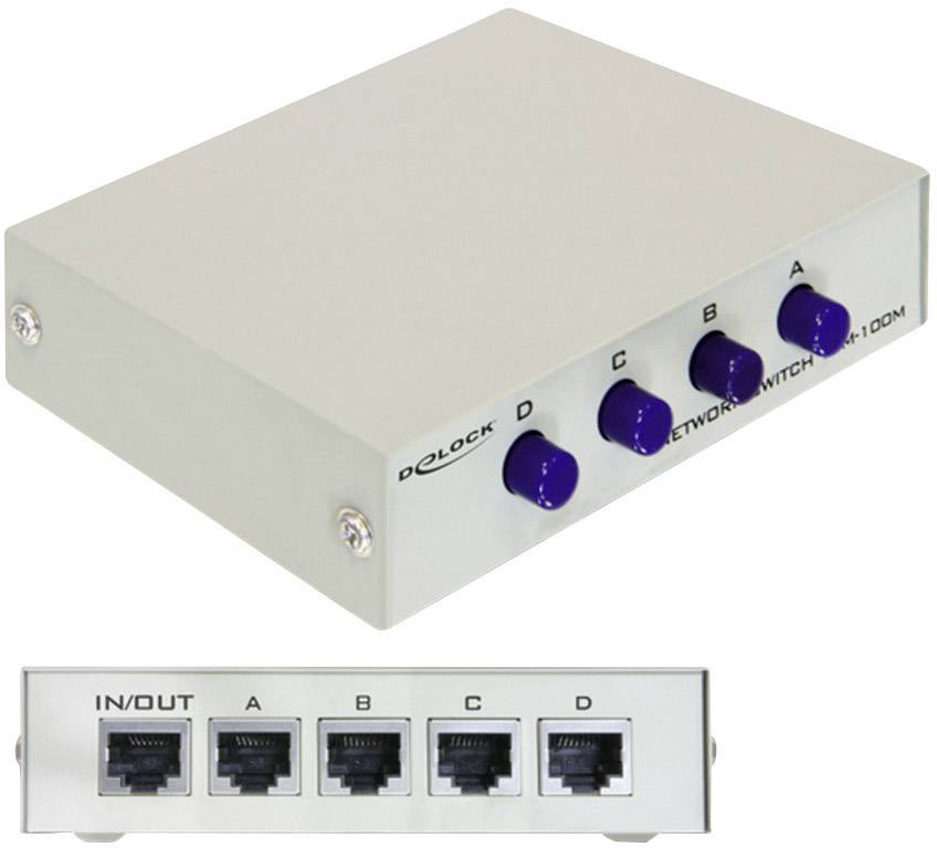 Delock 87588 87588 Netzwerk Switch 4 Port 100 MBit/s