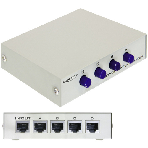 Delock 87588 Netzwerk Switch 4 Port 100MBit/s