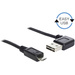 Delock Câble USB USB 2.0 USB-A mâle, USB-Micro-B mâle 2.00 m noir contacts dorés, certifié UL 83383