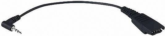 Jabra QD Telefon-Headset-Kabel Schwarz