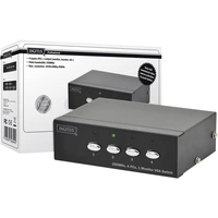 Digitus DS-45100-1 4 Port VGA-Switch 1920 x 1080 Pixel Digitus DS-45100-1 4 Port VGA-Switch 1920 x 1080 Pixel