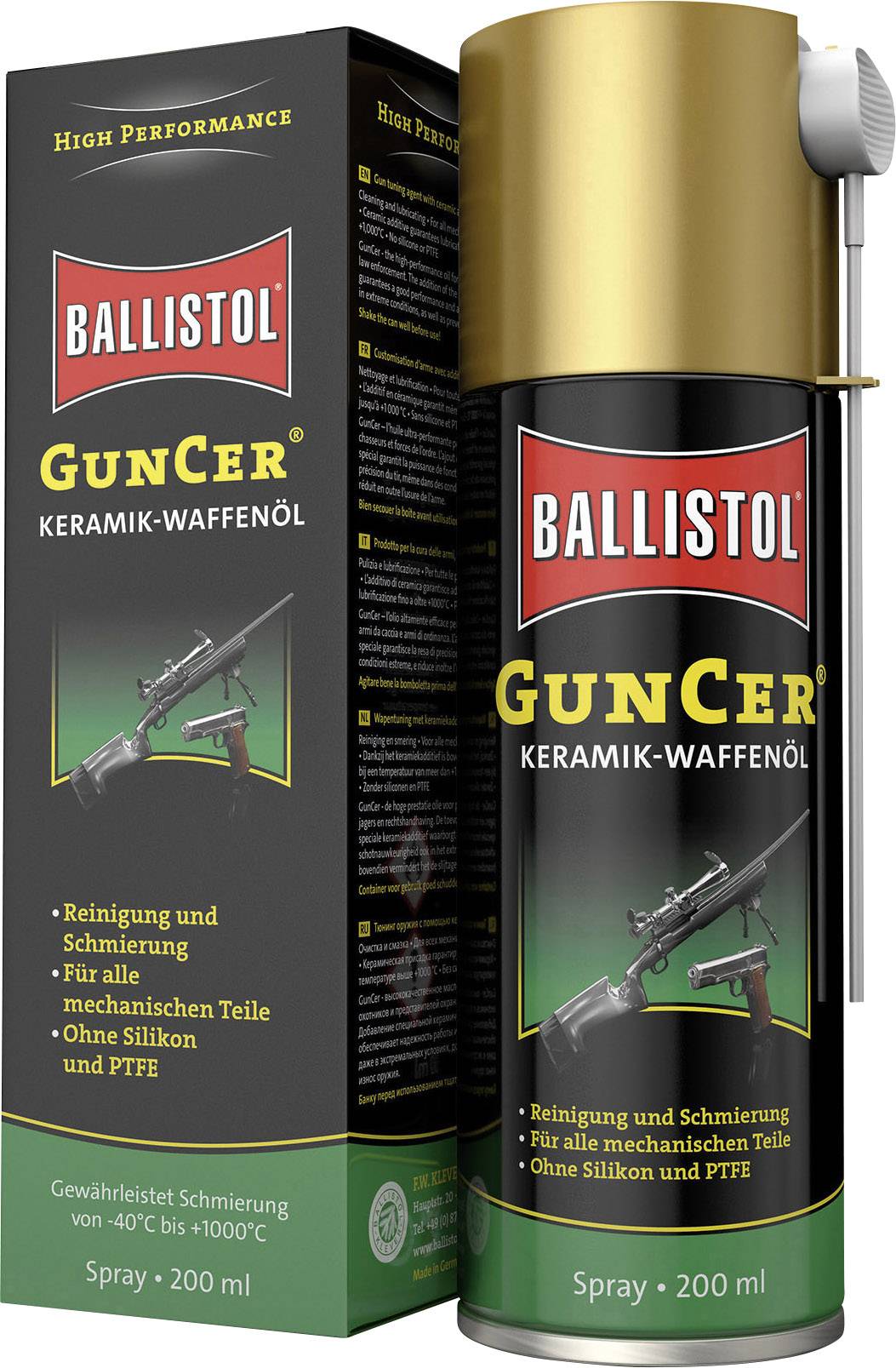 Ballistol 22166 GunCer Waffenöl 200ml