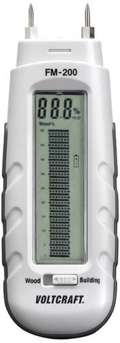 VOLTCRAFT FM-200 Materialfeuchtemessgerät Messbereich Baufeuchtigkeit (Bereich) 0.2 bis 2% vol Mess