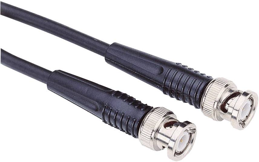 Testec 81001 BNC-Messleitung 25.00 cm Schwarz