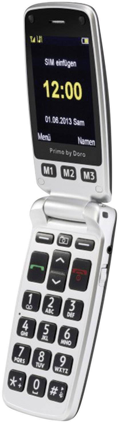 Primo by DORO 413 Senioren-Klapp-Handy Schwarz