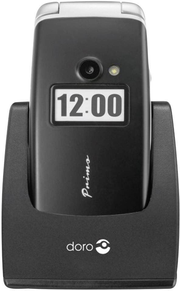 Primo by DORO 413 Senioren-Klapp-Handy Schwarz