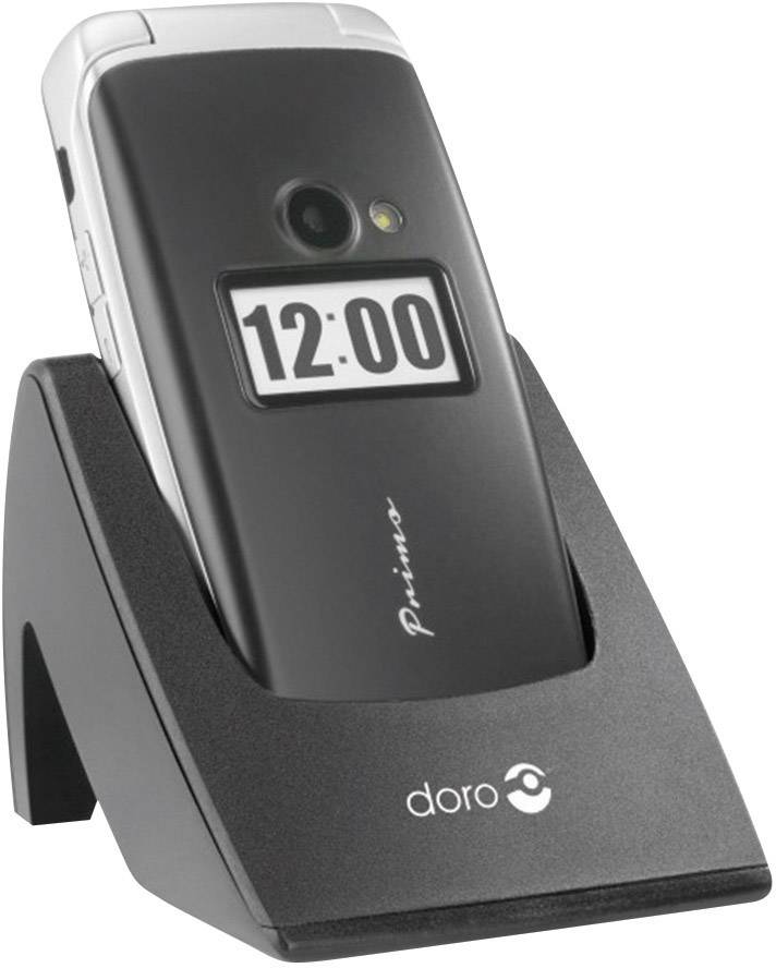 Primo by DORO 413 Senioren-Klapp-Handy Schwarz