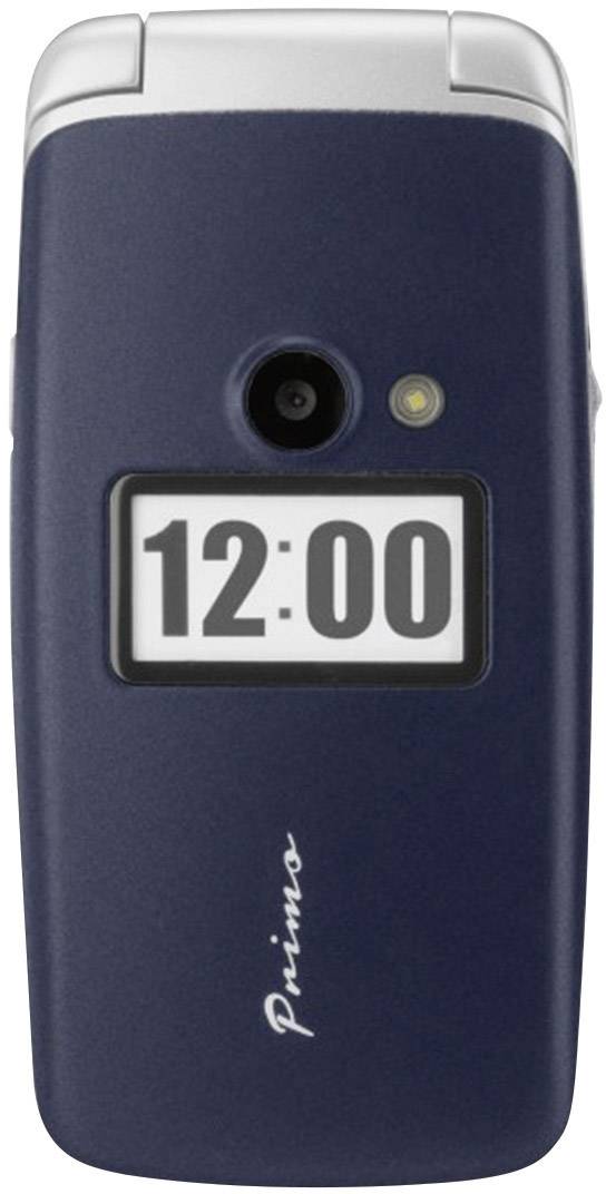 Primo by DORO 413 Senioren-Klapp-Handy mit Ladestation, SOS Taste Blau