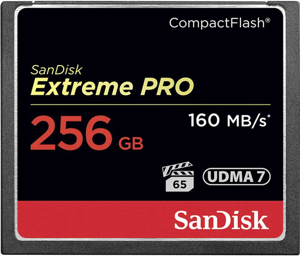SD CompactFlash Card 256GB SanDisk Extreme Pro
