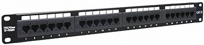 TrendNet TC-P24C6 16 Port Netzwerk-Patchpanel CAT 6 1 HE