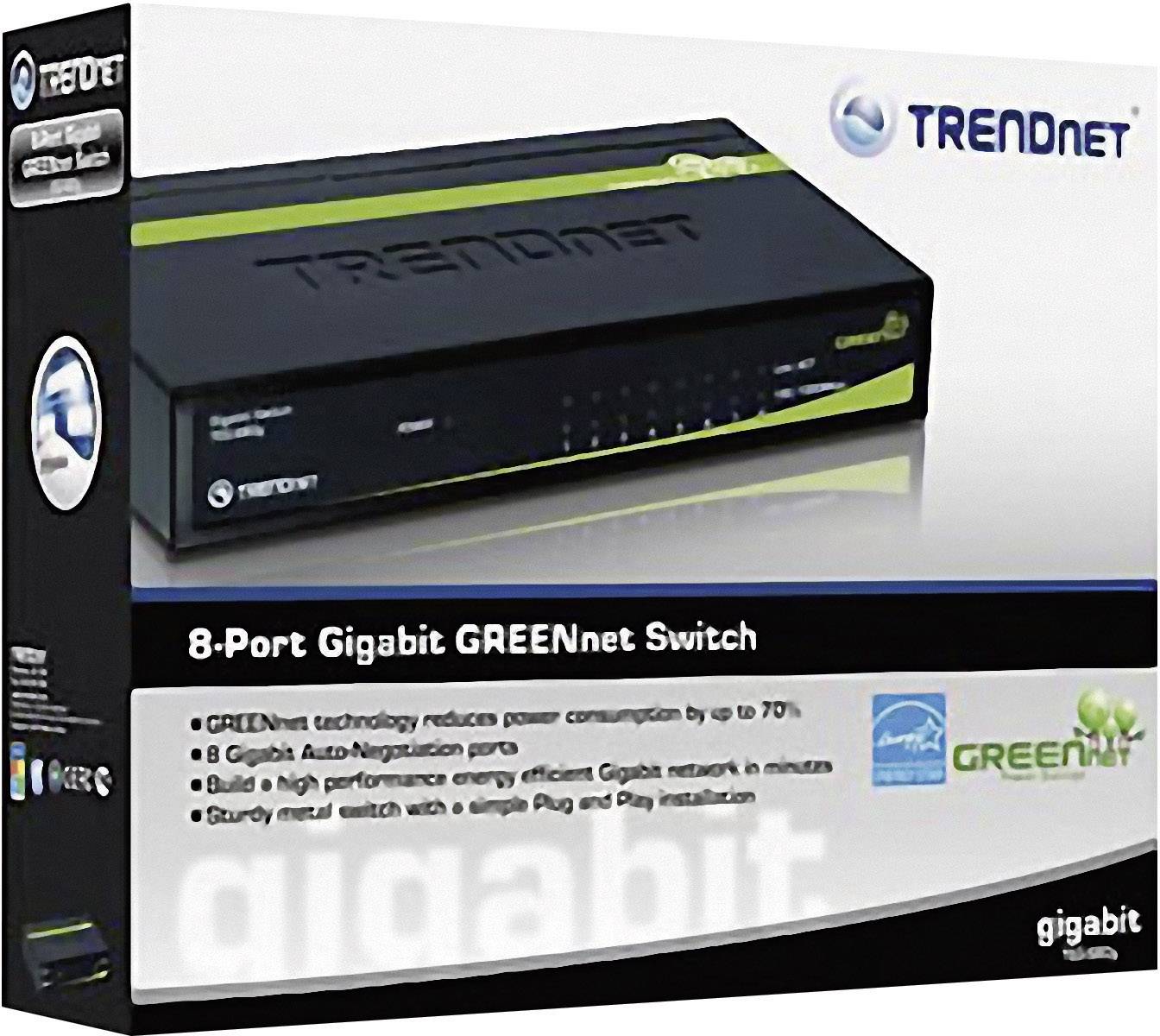 TRENDnet TEG S80G - Switch - 8 x 10/100/1000