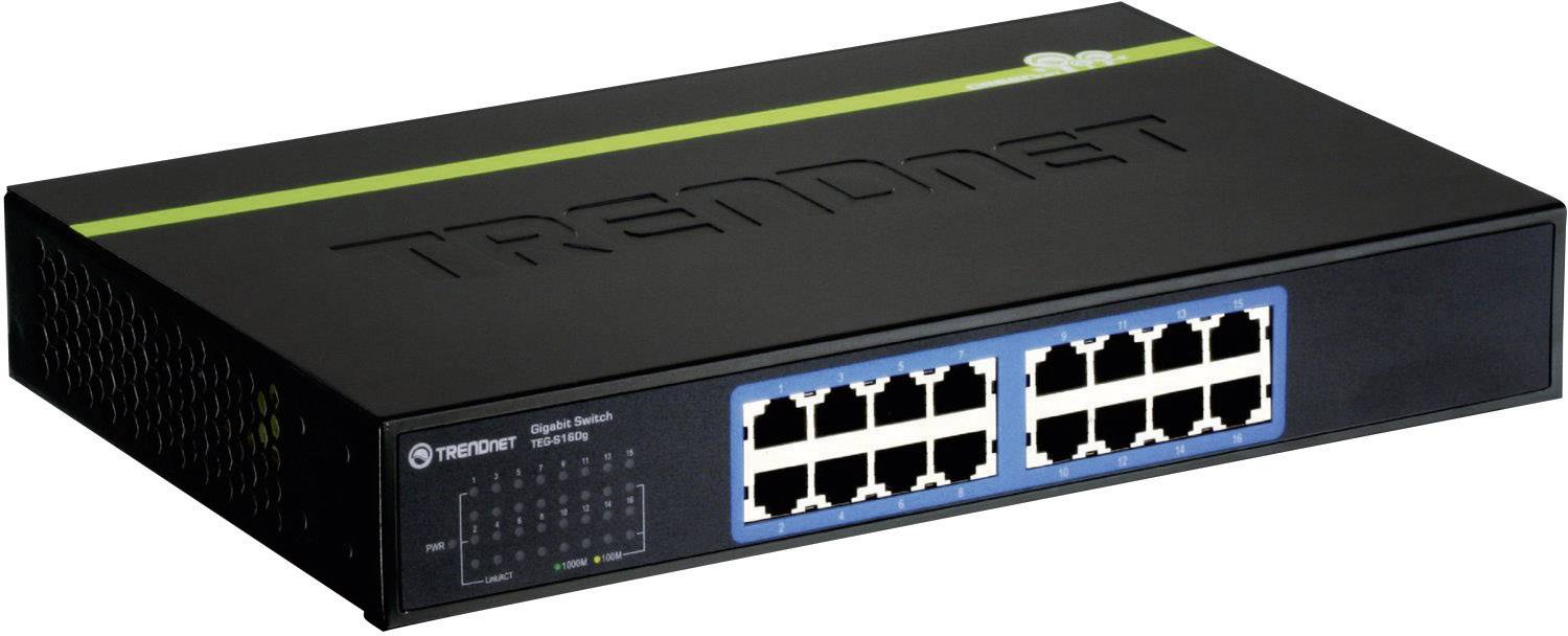 TrendNet TEG-S16DG Netzwerk Switch RJ45 16 Port 1 GBit/s