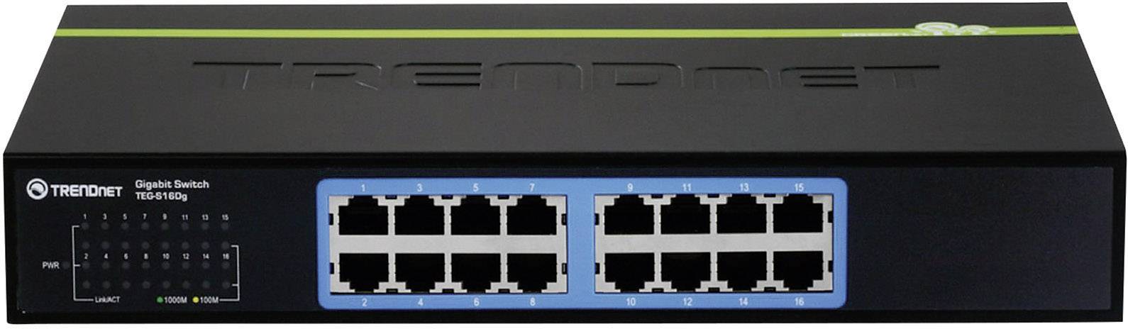 TRENDnet TEG S16Dg - Switch - 16 x 10/100/1000