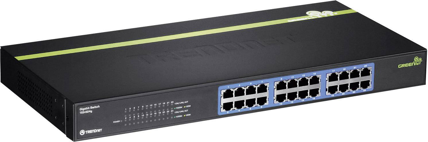 TrendNet TEG-S24G Netzwerk Switch RJ45 24 Port 1 GBit/s