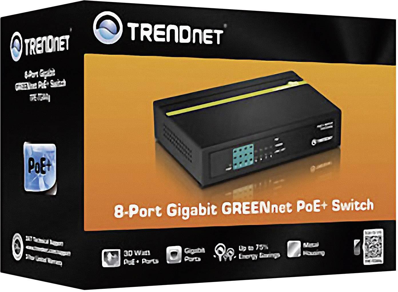 TrendNet TPE-TG44G Netzwerk Switch RJ45 TPE-TG44G 8 Port 1 GBit/s PoE-Funktion