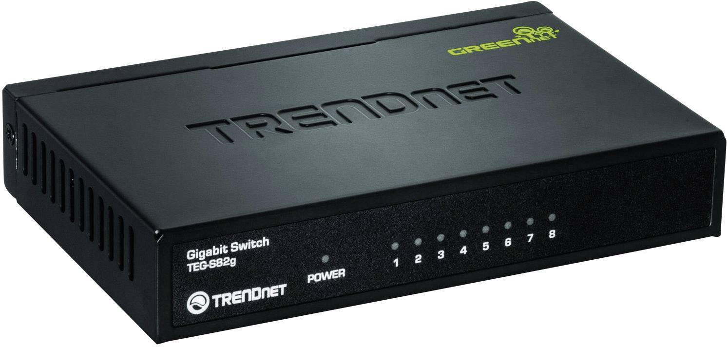 TRENDnet TEG-S82g 8-Port Gigabit GREENnet Switch