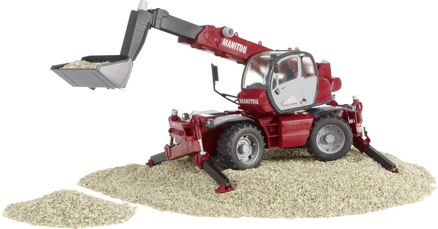 Bruder Landwirtschafts Modell Manitou Teleskoplader MRT 2150 Fertigmodell Spezialfahrzeug Modell