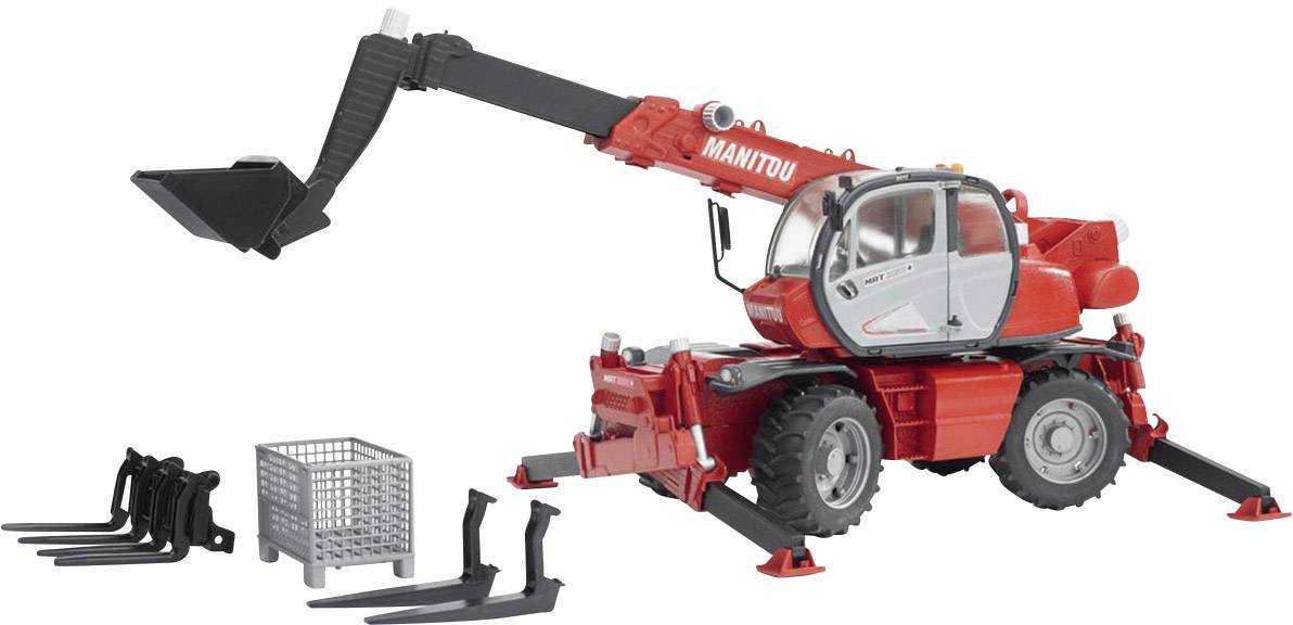 Bruder Landwirtschafts Modell Manitou Teleskoplader MRT 2150 Fertigmodell Spezialfahrzeug Modell