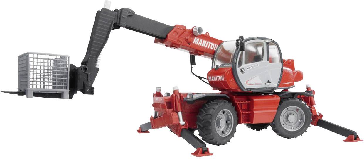 Bruder Landwirtschafts Modell Manitou Teleskoplader MRT 2150 Fertigmodell Spezialfahrzeug Modell