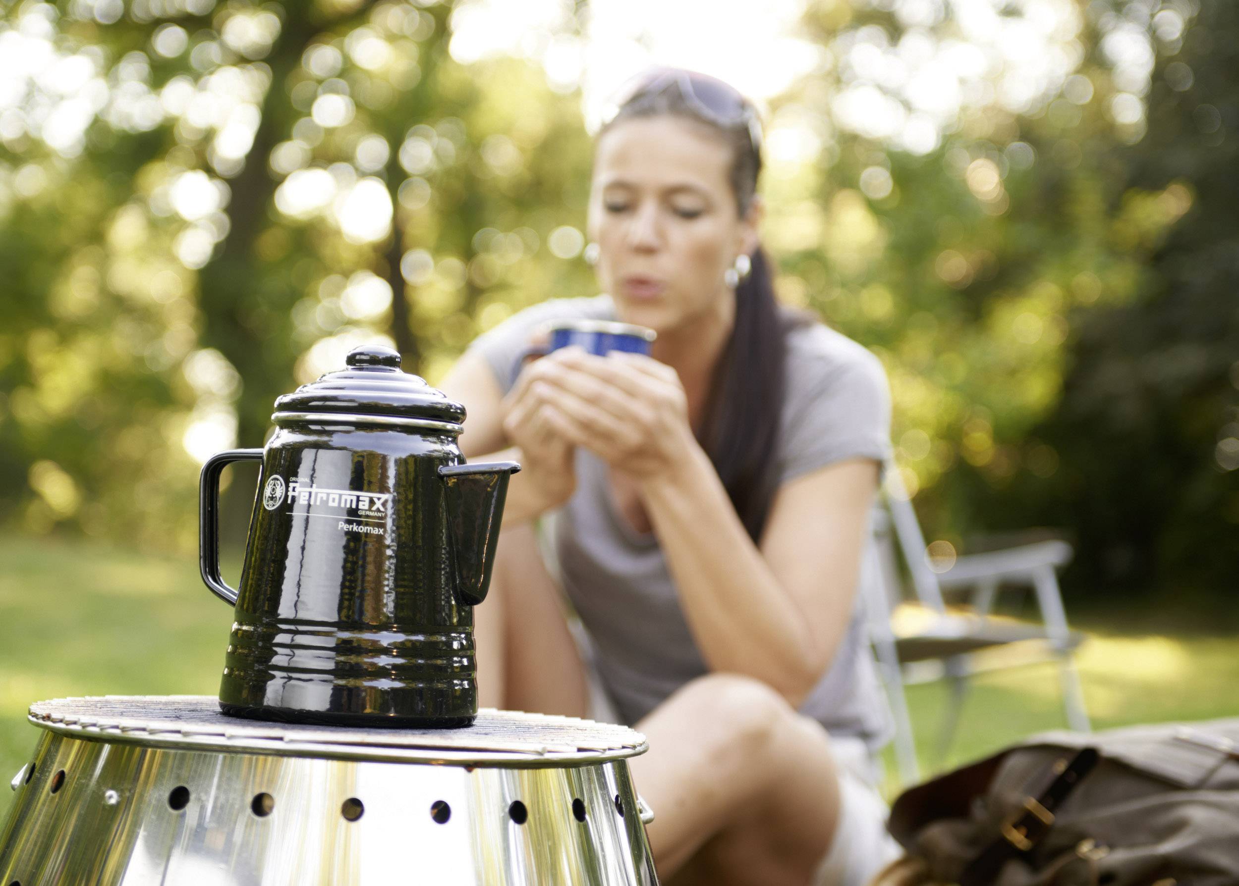 Petromax Atago Grill, Ofen, Feuerschale Grillrost Holzkohle-Grill klappbar Grill-Fläche (Durchmesser)=420 mm Edelstahl