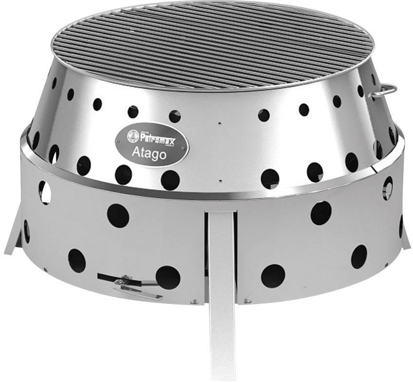 Petromax Atago Grill, Ofen, Feuerschale Grillrost Holzkohle-Grill klappbar Grill-Fläche (Durchmesser)=420 mm Edelstahl