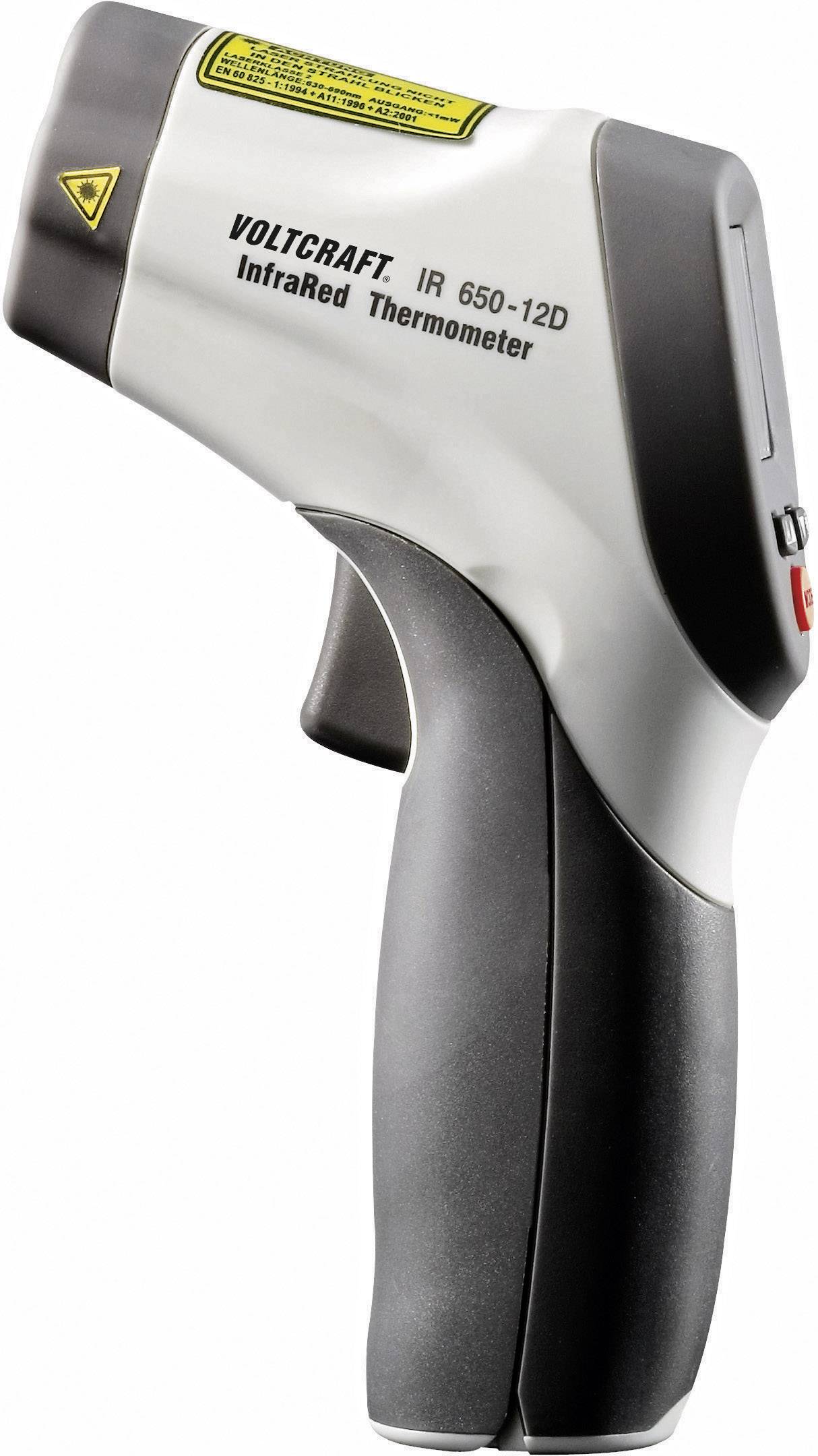VOLTCRAFT IR 650-12D Infrarot-Thermometer Optik 12:1 -50 - +650°C Pyrometer
