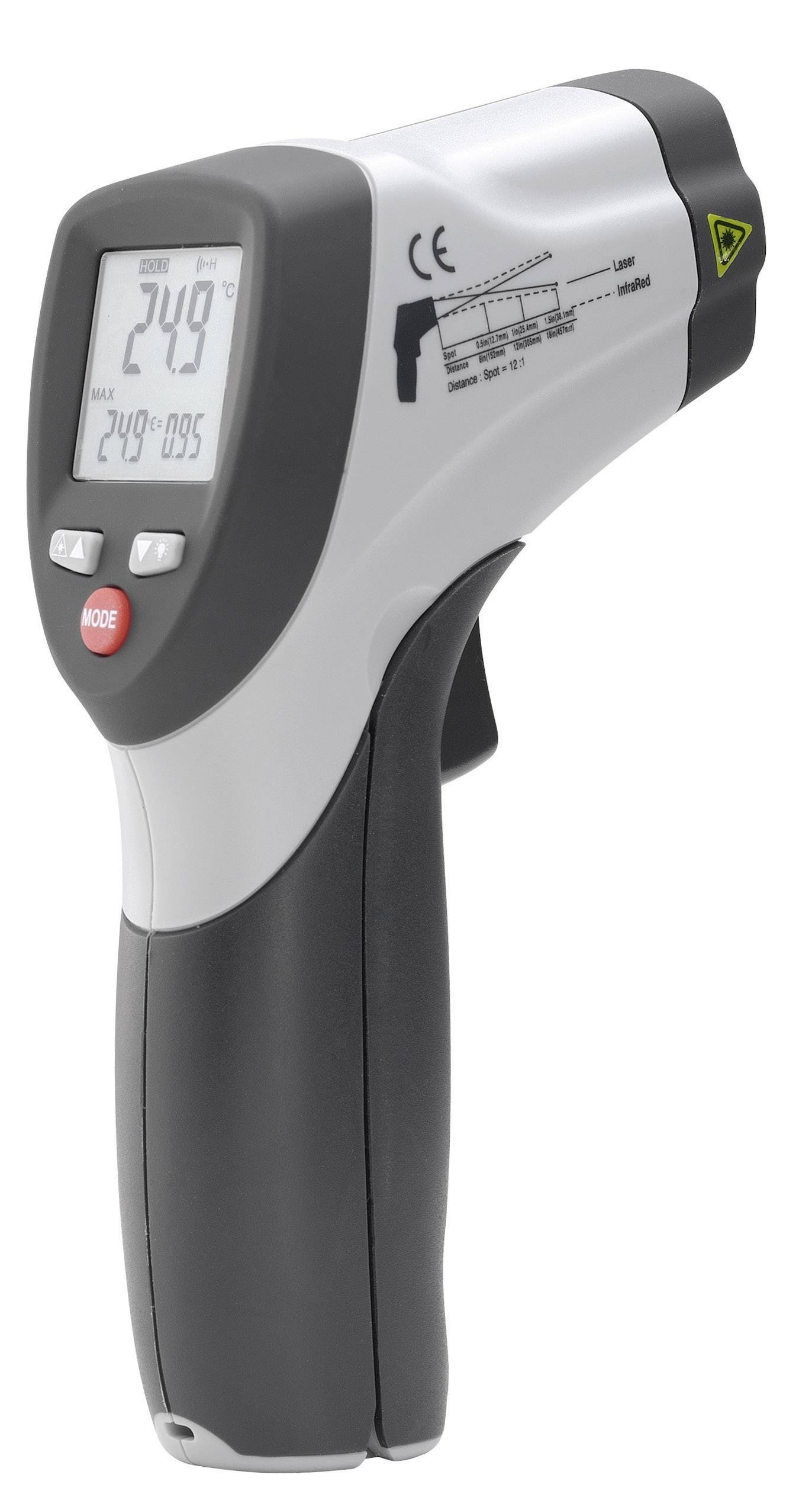 VOLTCRAFT IR 650-12D Infrarot-Thermometer Optik 12:1 -50 - +650°C Pyrometer